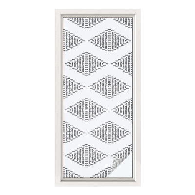 Folia dekoracyjna na okna Geometryczne diamenty