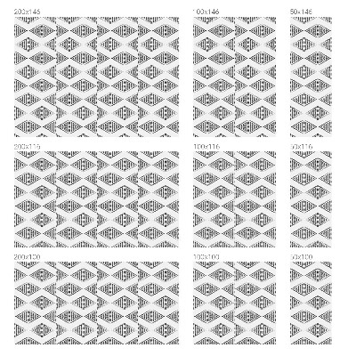 Folia dekoracyjna na okna Geometryczne diamenty