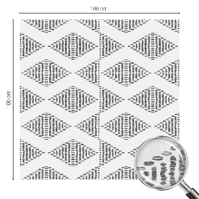 Folia dekoracyjna na okna Geometryczne diamenty