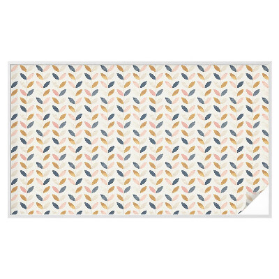 Naklejka na okno dająca prywatność Liście wzór