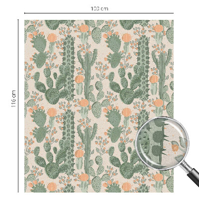 Folia dekoracyjna na okna Zielone sukulenty