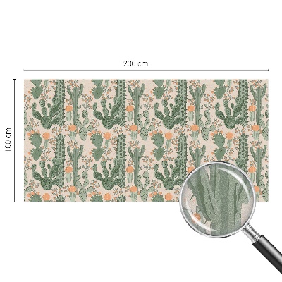 Folia dekoracyjna na okna Zielone sukulenty