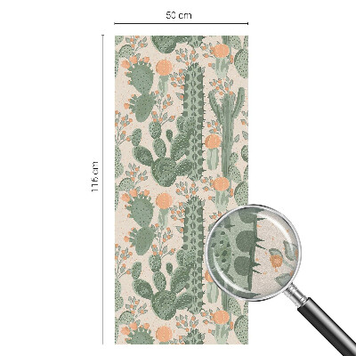 Folia dekoracyjna na okna Zielone sukulenty