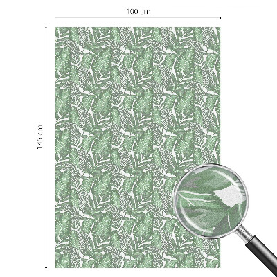 Folia okienna zapewniająca prywatność Zielona harmonia