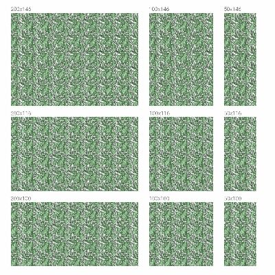 Folia okienna zapewniająca prywatność Zielona harmonia