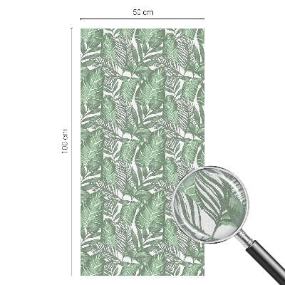 Folia okienna zapewniająca prywatność Zielona harmonia