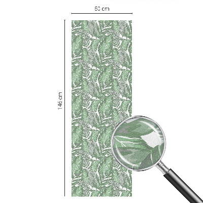 Folia okienna zapewniająca prywatność Zielona harmonia