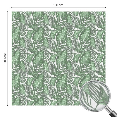 Folia okienna zapewniająca prywatność Zielona harmonia