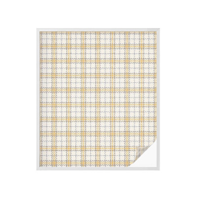 Naklejka na okno mleczna witraż Geometryczna kratka