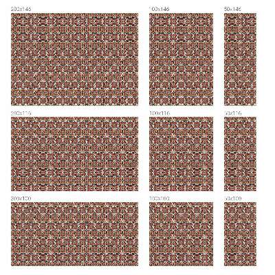 Mleczna naklejka na okno Kwiatowy ornament