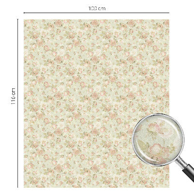 Naklejka na okno dająca prywatność Kwiatowa elegancja