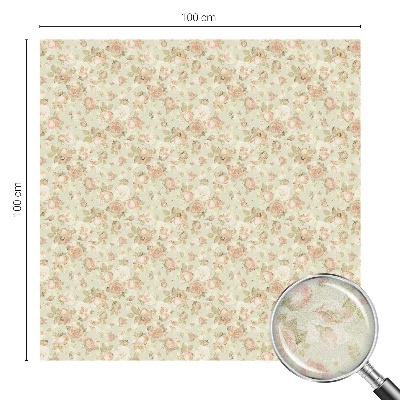 Naklejka na okno dająca prywatność Kwiatowa elegancja