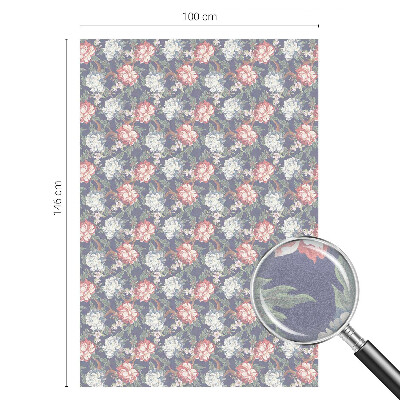 Folia dekoracyjna na okna Kwiatowa elegancja