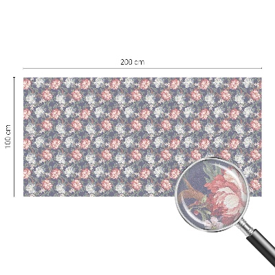 Folia dekoracyjna na okna Kwiatowa elegancja