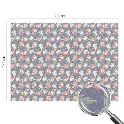 Folia dekoracyjna na okna Kwiatowa elegancja