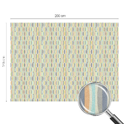 Naklejka na okno mleczna witraż Owalne wzory