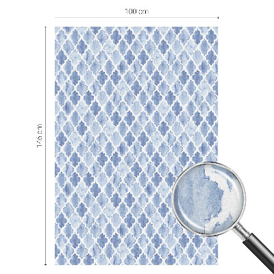 Folia okienna zapewniająca prywatność Akwarelowa elegancja