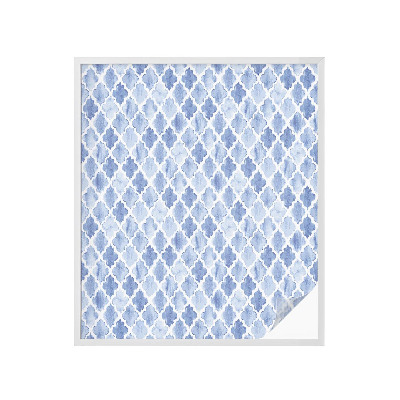 Folia okienna zapewniająca prywatność Akwarelowa elegancja