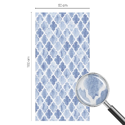 Folia okienna zapewniająca prywatność Akwarelowa elegancja