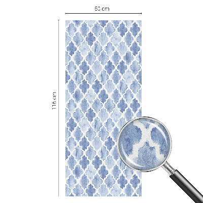 Folia okienna zapewniająca prywatność Akwarelowa elegancja