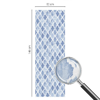 Folia okienna zapewniająca prywatność Akwarelowa elegancja