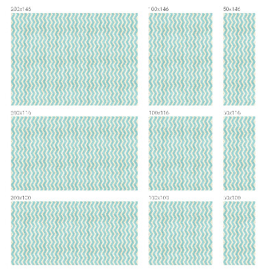 Naklejka na okno dająca prywatność Zygzak błękitny