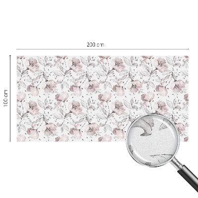 Folia okienna zapewniająca prywatność Różane liście