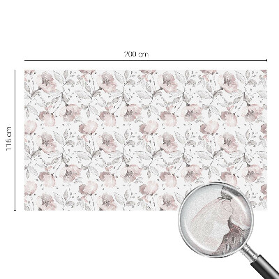 Folia okienna zapewniająca prywatność Różane liście