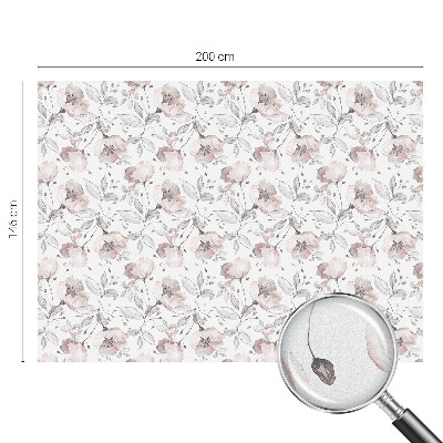 Folia okienna zapewniająca prywatność Różane liście