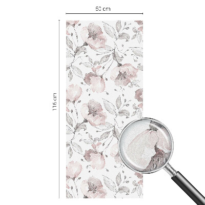 Folia okienna zapewniająca prywatność Różane liście