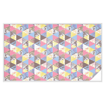 Folia dekoracyjna na okna Kolorowe trójkąty