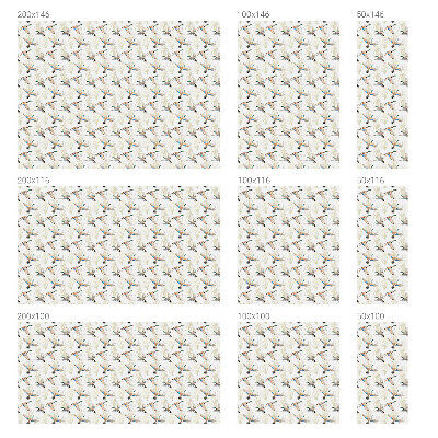 Mleczna naklejka na okno Ptaki natura