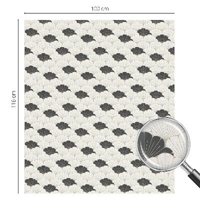 Naklejka na okno dająca prywatność Kontrastowe wachlarze