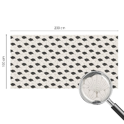 Naklejka na okno dająca prywatność Kontrastowe wachlarze