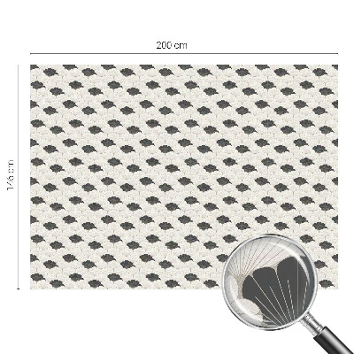 Naklejka na okno dająca prywatność Kontrastowe wachlarze