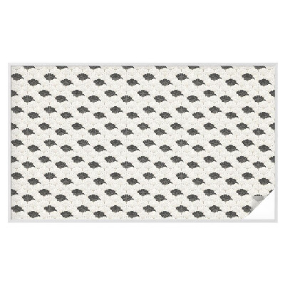 Naklejka na okno dająca prywatność Kontrastowe wachlarze