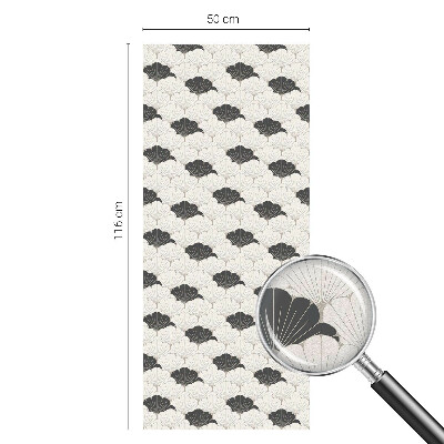 Naklejka na okno dająca prywatność Kontrastowe wachlarze