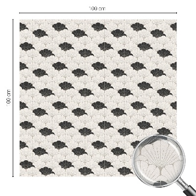 Naklejka na okno dająca prywatność Kontrastowe wachlarze