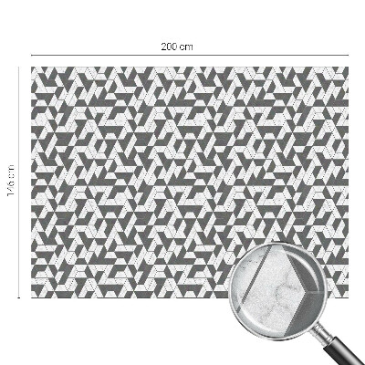 Naklejka na okno mleczna witraż Geometryczne iluzje