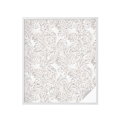 Folia okienna zapewniająca prywatność Roślinny ornament