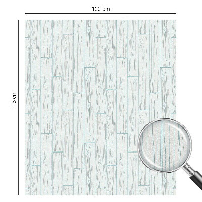 Naklejka na okno mleczna witraż Drewniany wzór