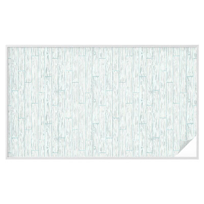 Naklejka na okno mleczna witraż Drewniany wzór