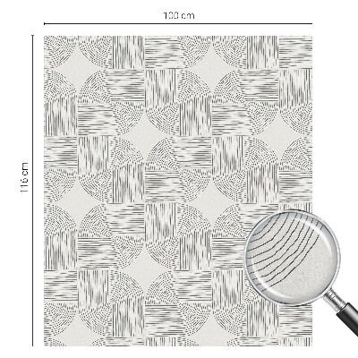 Folia dekoracyjna na okna Spokojna symetria