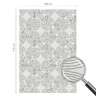 Folia dekoracyjna na okna Spokojna symetria