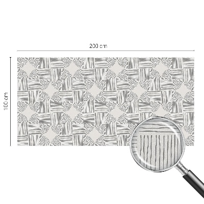 Folia dekoracyjna na okna Spokojna symetria