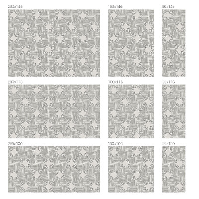 Folia dekoracyjna na okna Spokojna symetria