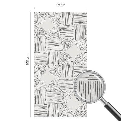 Folia dekoracyjna na okna Spokojna symetria