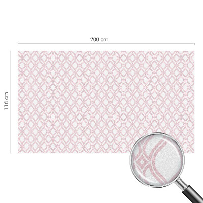 Folia okienna zapewniająca prywatność Różowe linie