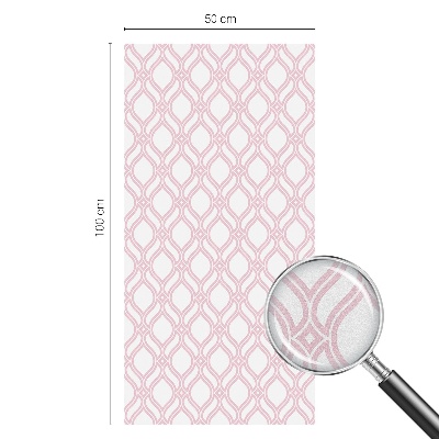 Folia okienna zapewniająca prywatność Różowe linie