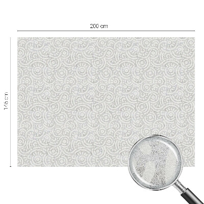 Mleczna naklejka na okno Geometryczna abstrakcja